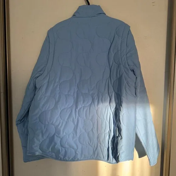 Halfdays Davis Convertible Insulated Women's Jacket - Forget Me Not Blue - Picture 2 of 8